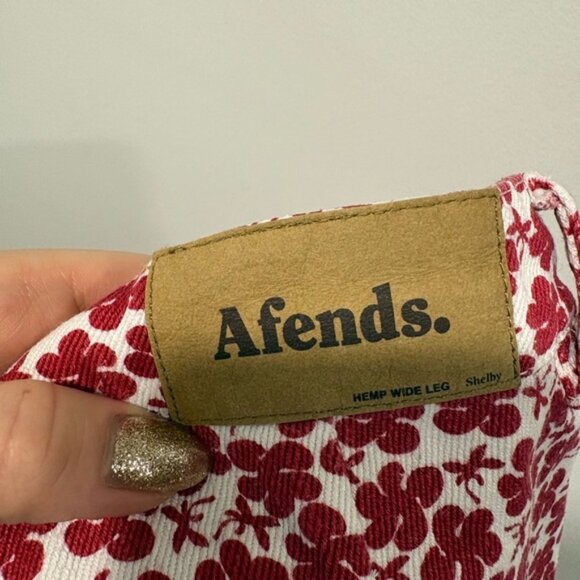 Afends Shelby Long Hemp Floral Wide Leg Pants - Picture 8 of 12